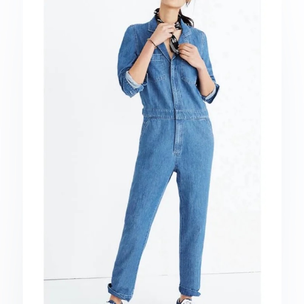 Madewell Denim Blue Jumpsuit